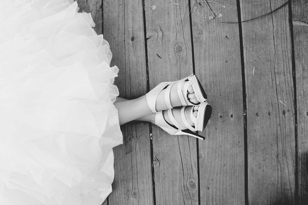 Brides feet