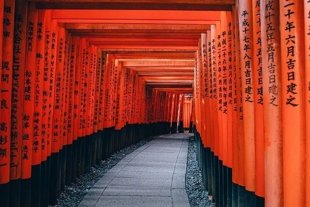 Path in Kyoto Shinto Temple