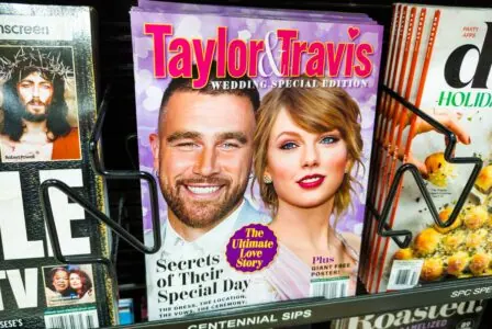 Taylor Swift and Travis Wedding on Magazine Cover